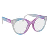 Frozen Purple Cateye w/ Snowflakes Blue Light Blocking Glasses